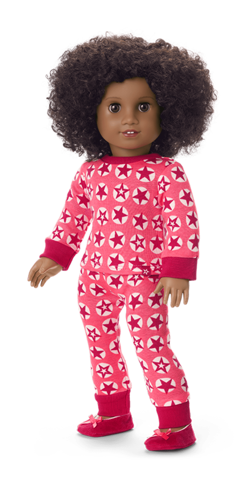 American Girl® x Hanna Andersson Berry Bright Stars Pajamas for 18-inch Dolls
