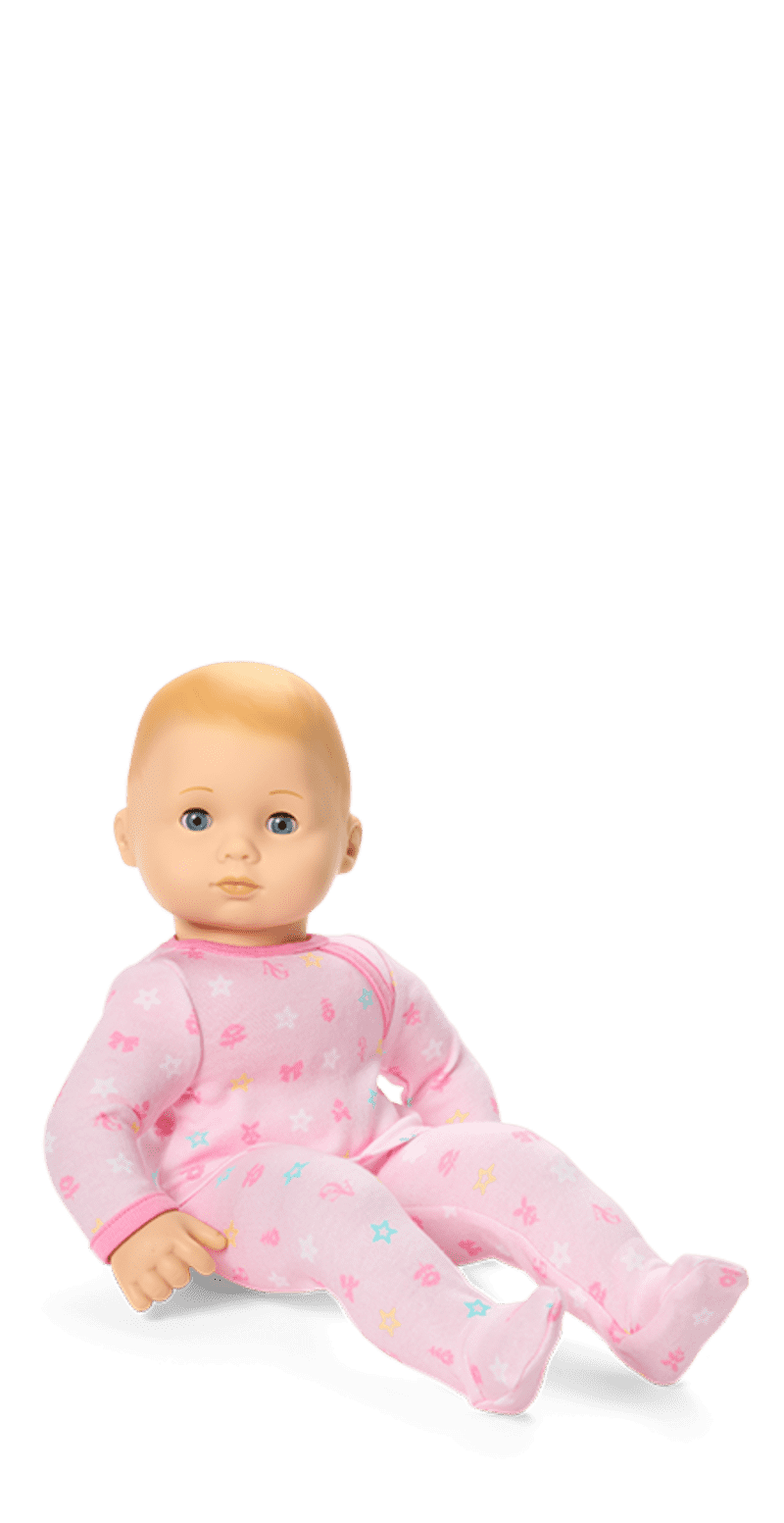 Bitty Baby® Doll #3 with blonde hair in Pastel Pink