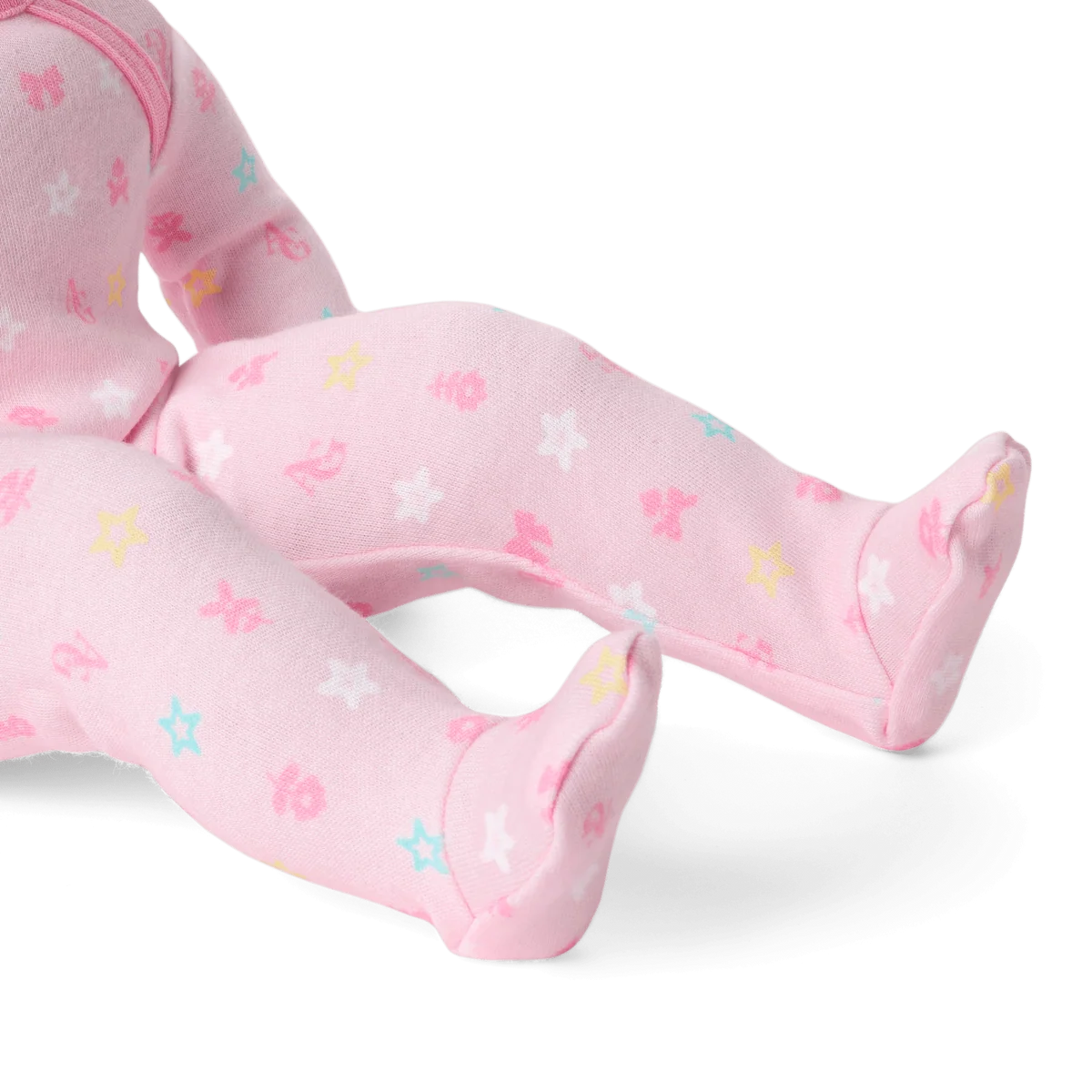 Bitty Baby® Doll #5 with dark-brown hair in Pastel Pink