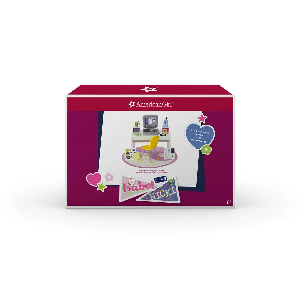 Isabel™ & Nicki’s™ Computer & Desk Set for 18-inch Dolls (Historical Characters)