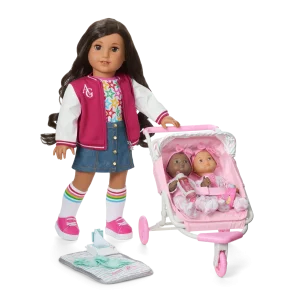 Little Bitty Baby™ Double Stroller Set for 7.75-inch Dolls