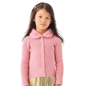 American Girl® x Janie and Jack Rosy Ribbed Cardigan for Girls