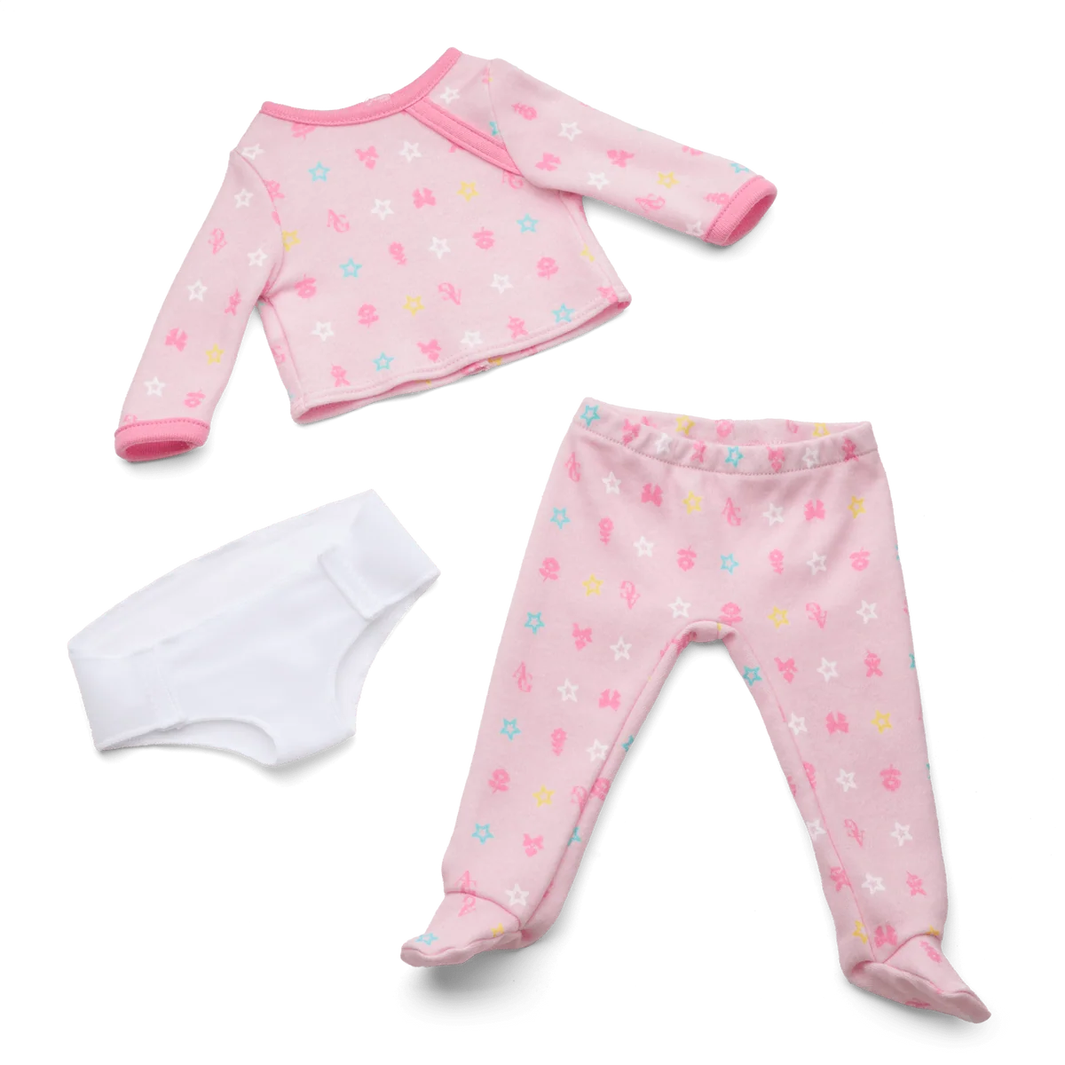 Bitty Baby® Doll #6 with red hair in Pastel Pink