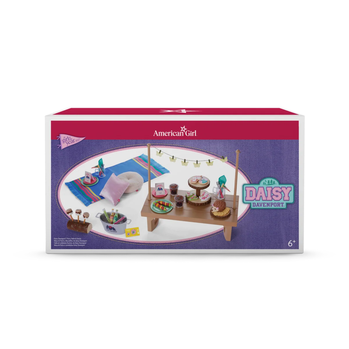 Daisy Davenport’s™ Party Table & Snacks for 18-inch Dolls (Girl of the Year™ 2027)