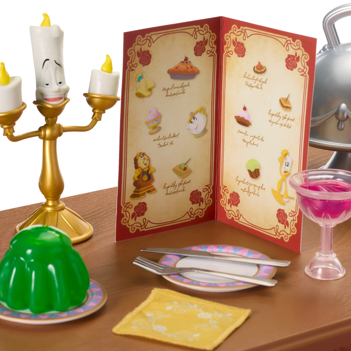 Disney Princess Belle Enchanted Castle Dining Set & Friends for 18-inch Dolls by American Girl®