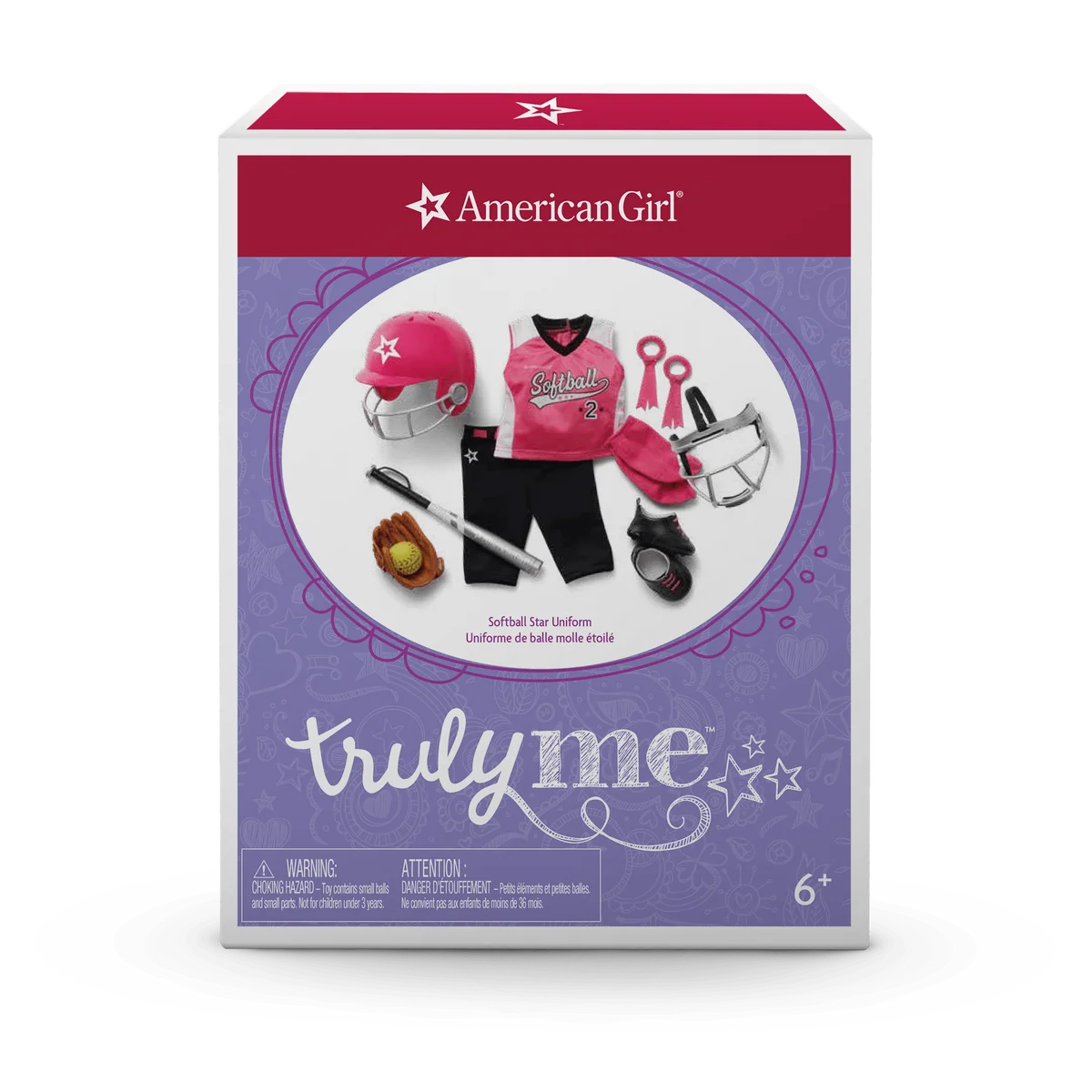 Softball Star Uniform for 18-inch Dolls