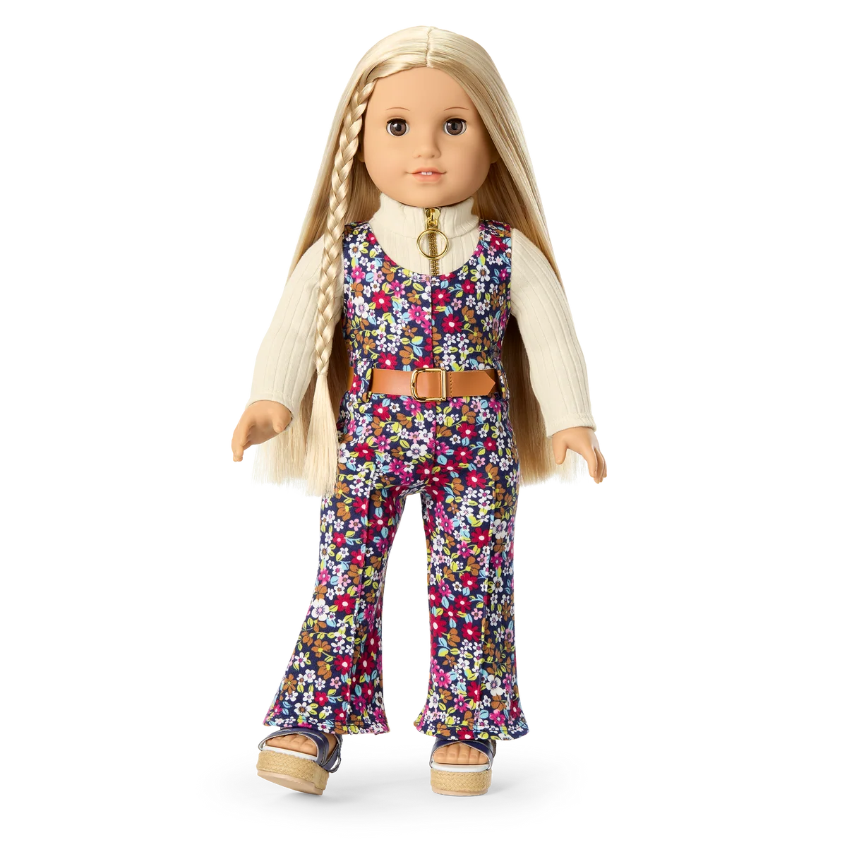 Julie’s™ Floral Jumpsuit for 18-inch Dolls (Historical Characters)