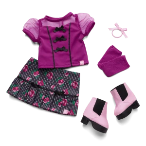 Bows & Blooms Outfit for 18-inch Dolls