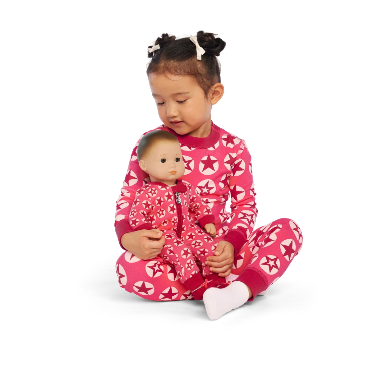 American Girl® x Hanna Andersson Berry Bright Stars Pajamas for Bitty Baby® Dolls