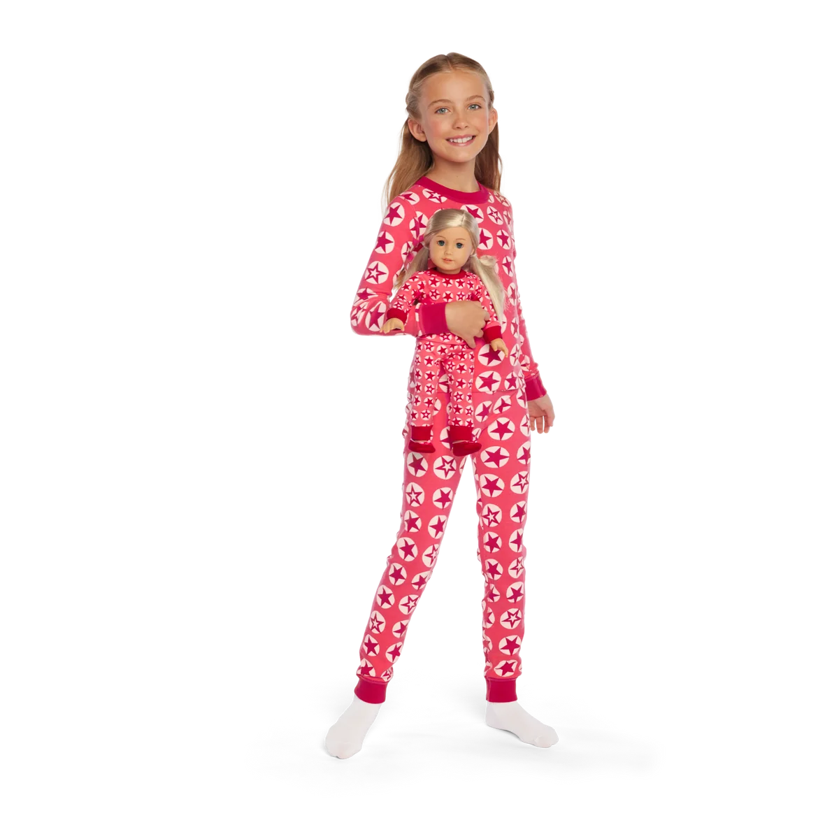 American Girl® x Hanna Andersson Berry Bright Stars Pajamas for 18-inch Dolls