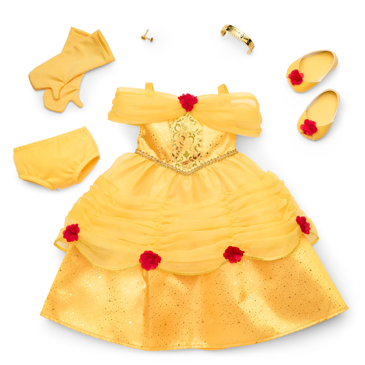 American Girl® Disney Princess Belle 18-inch Doll & Dress for Girls Bundle