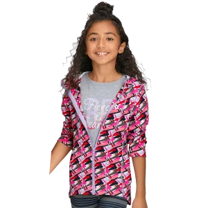 Feeling Fierce Print Jacket for Girls