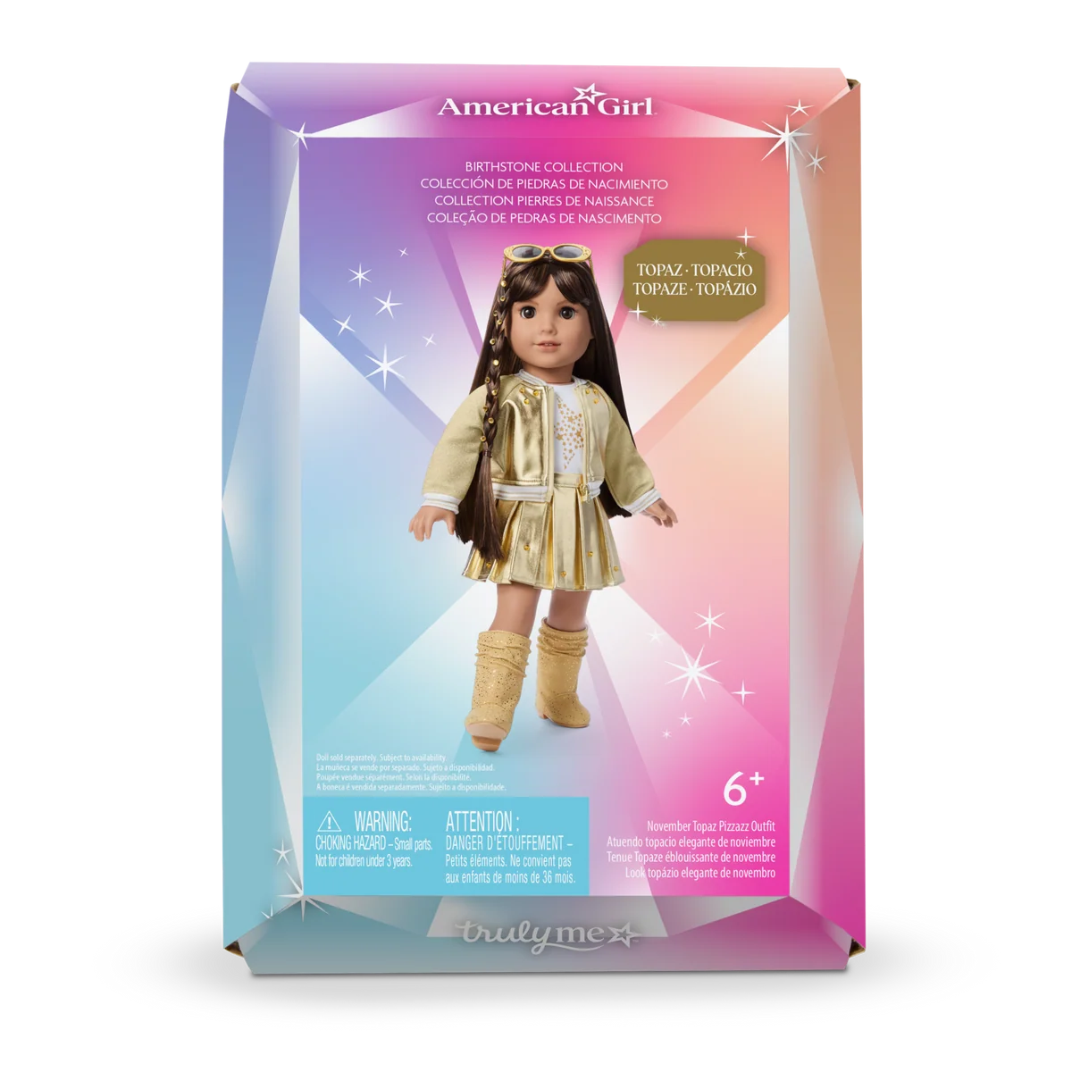 November Topaz Pizzazz Outfit for 18-inch Dolls