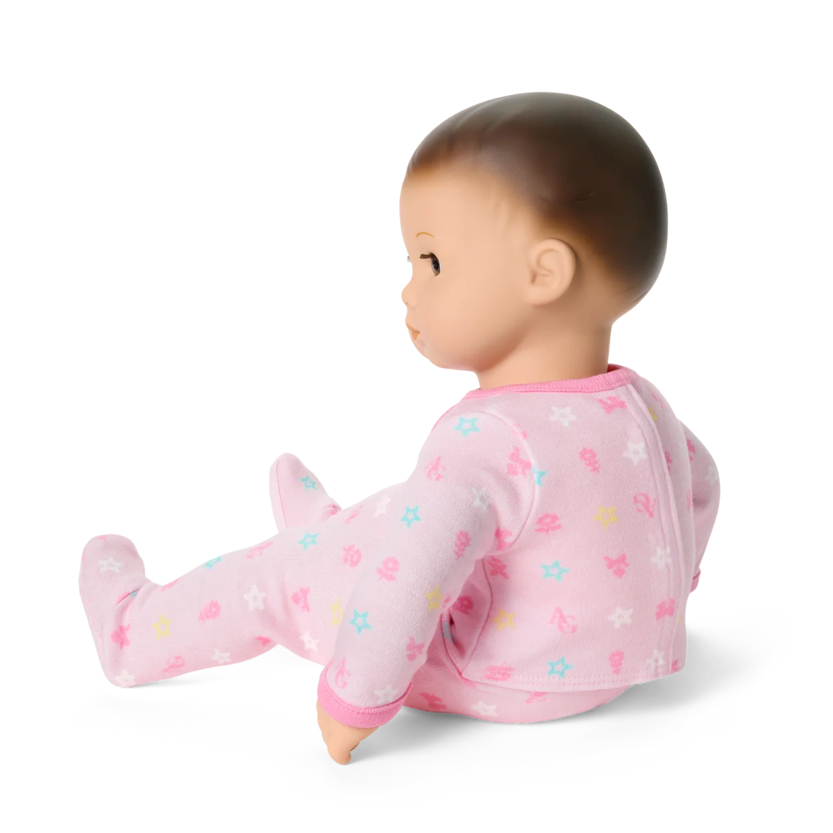 Bitty Baby® Doll #2 with brown hair in Pastel Pink