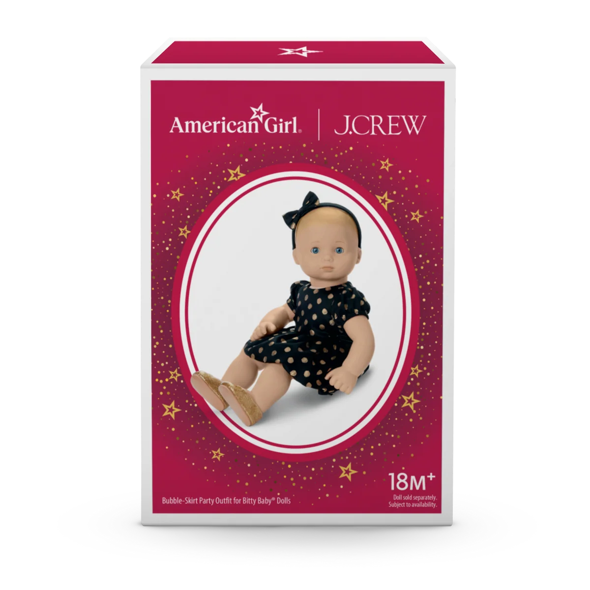American Girl® x J.Crew Bubble-Skirt Party Outfit for Bitty Baby® Dolls