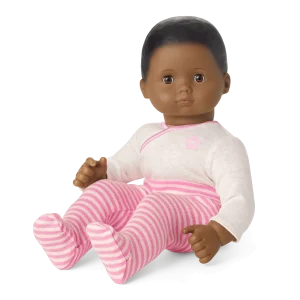 Bitty Baby® Doll #1 with black hair in Pretty Pink