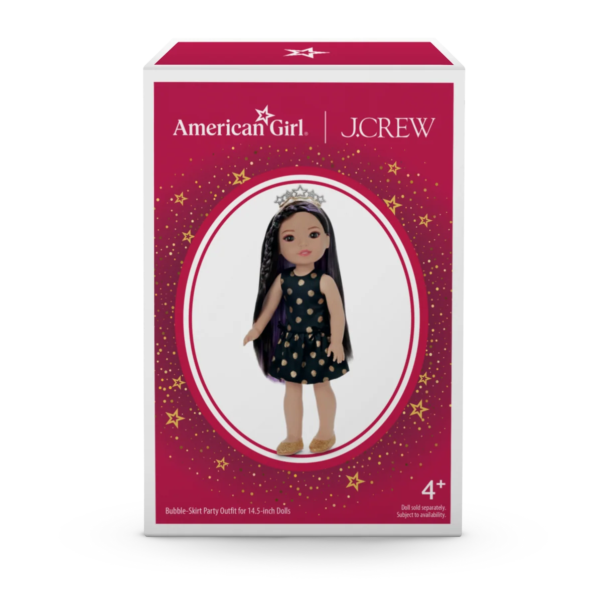 American Girl® x J.Crew Bubble-Skirt Party Outfit for 14.5-inch Dolls