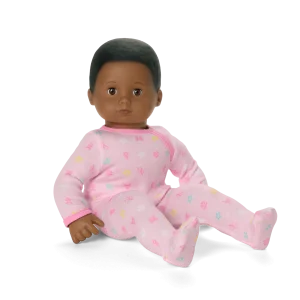 Bitty Baby® Doll #1 with black hair in Pastel Pink