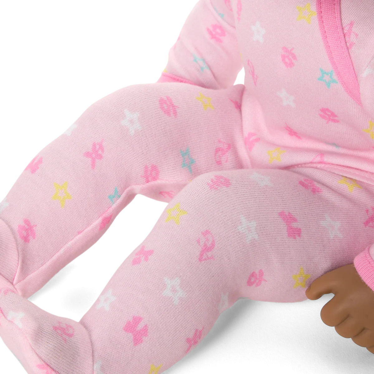 Bitty Baby® Doll #1 with black hair in Pastel Pink