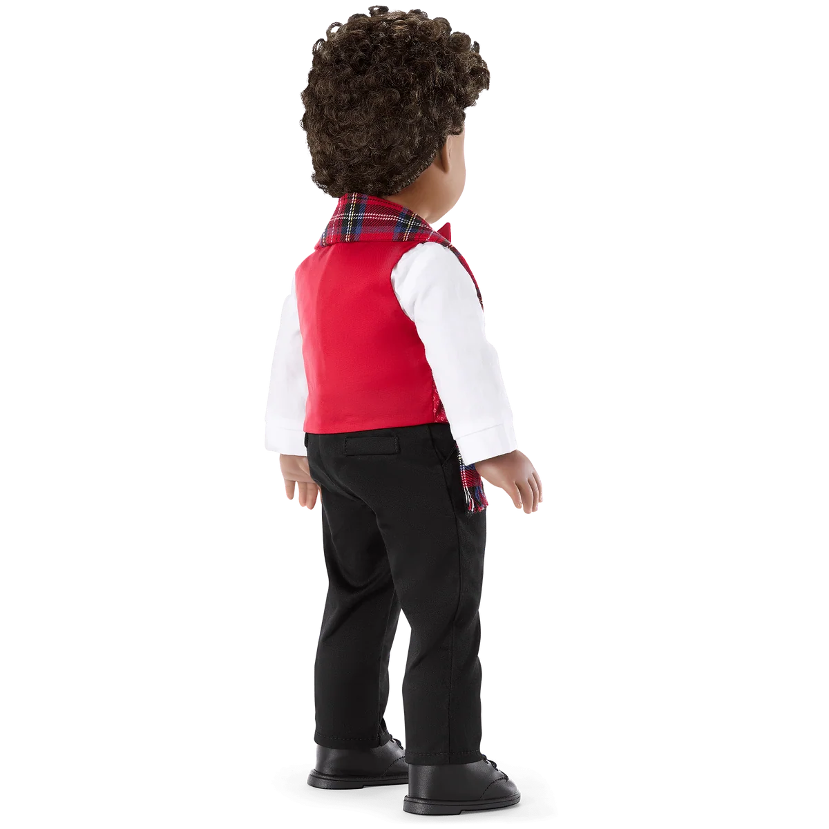 Pop of Plaid Holiday Outfit for 18-inch Dolls