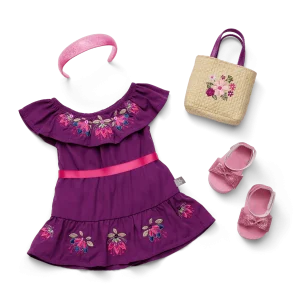 Raquel's™ Beach Party Dress for 18-inch Dolls (Girl of the Year™ 2026)