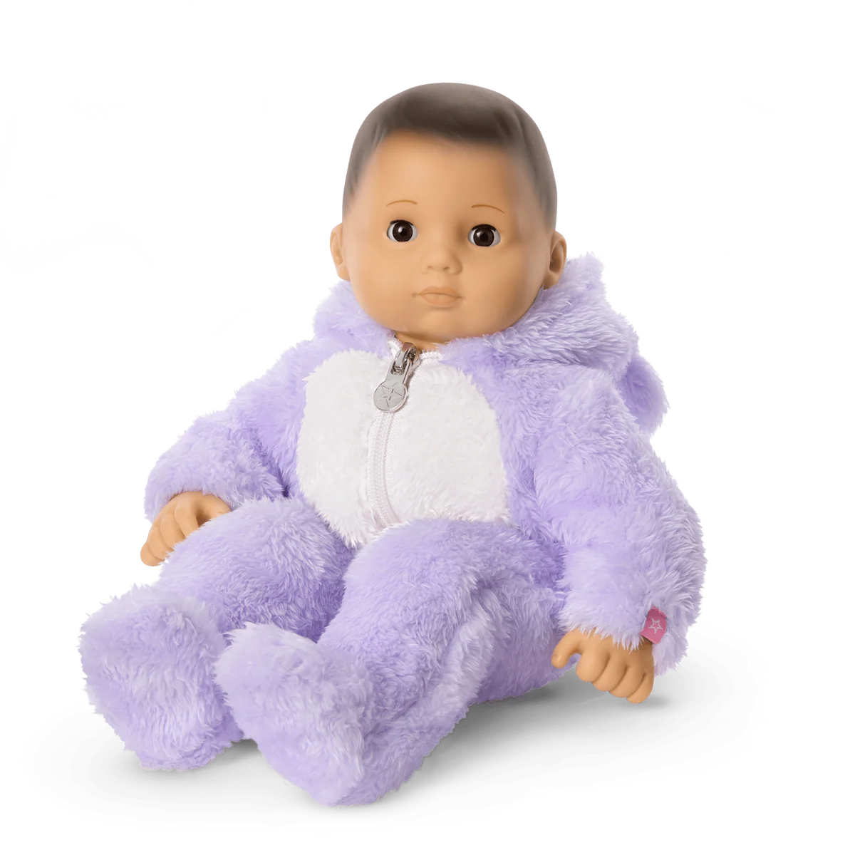 Lovable Lavender Bear One-Piece Outfit for Bitty Baby® Dolls