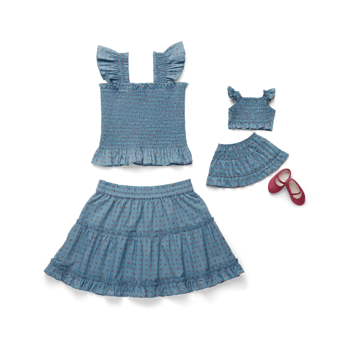 American Girl® x Hill House Home Paz Nap Set for Girls & 18-inch Dolls (Kirsten™ Print)