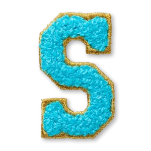 AG™ Letter S Stick-On Patch