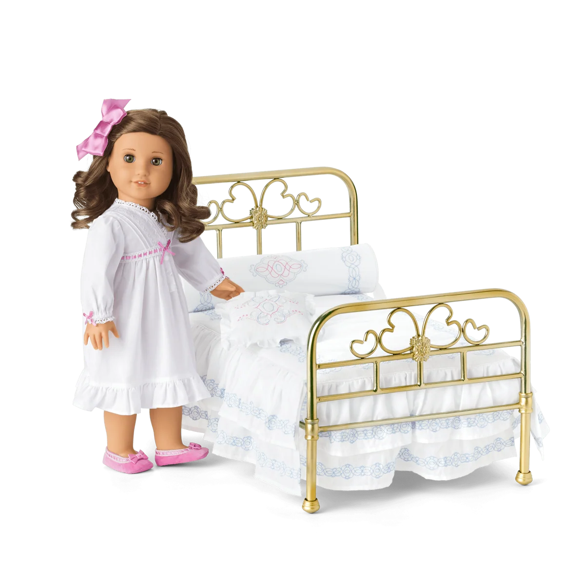Rebecca’s™ Bed & Bedding for 18-inch Dolls (Historical Characters)