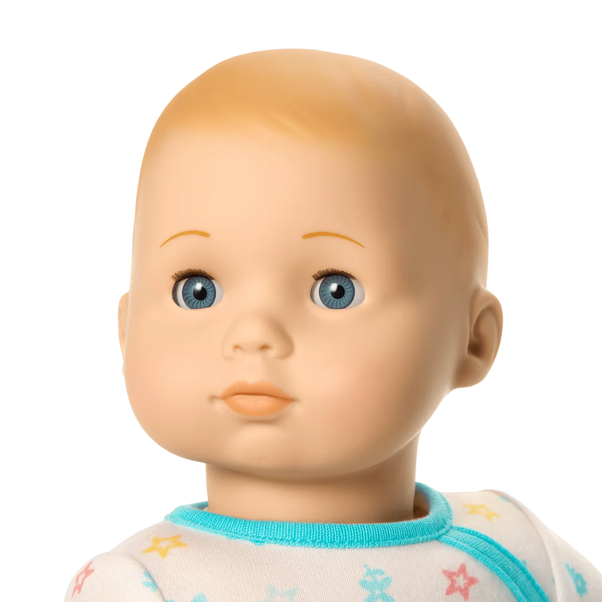 Bitty Baby® Doll #3 with blonde hair in Pastel Blue