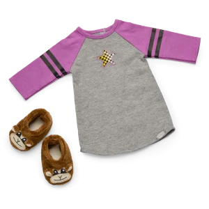 Nicki’s™ Skater Dreams Sleep Shirt for 18-inch Dolls (Historical Characters)