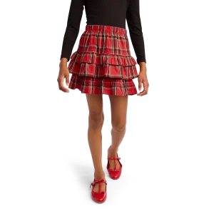 American Girl® x J.Crew Tiered Plaid Skirt for Girls