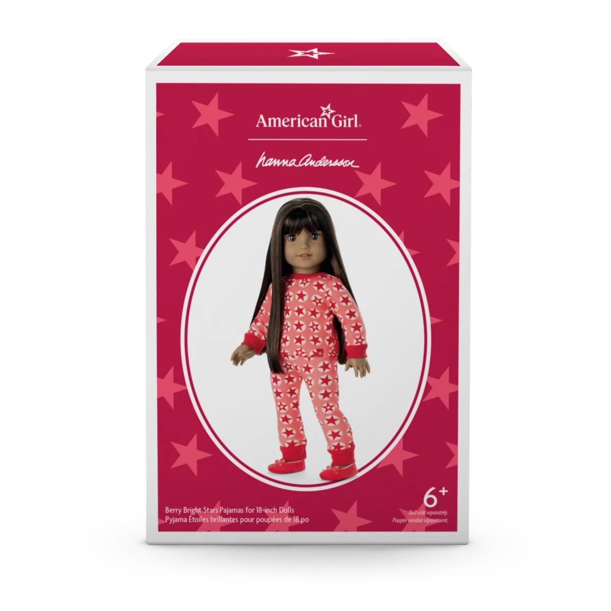 American Girl® x Hanna Andersson Berry Bright Stars Pajamas for 18-inch Dolls