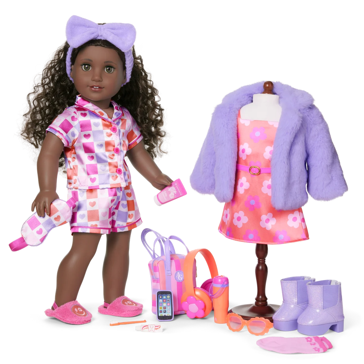 Truly Me™ #127 Doll & Day of Fun All-in-One Set