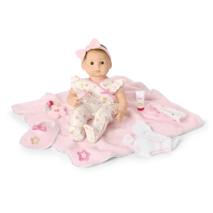 Bitty Baby® Doll #2 with brown hair Care & Play Set