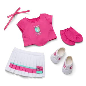 Raquel's™ Piney Point Pickleball Outfit for 18-inch Dolls (Girl of the Year™ 2026)