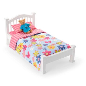 Isabel’s™ Bed & Floral Dreams Bedding Set for 18-inch Dolls (Historical Characters)