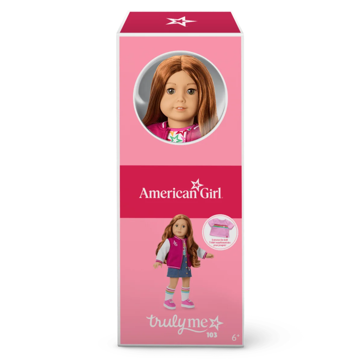 Truly Me™ 18-inch Doll #103 with wavy red hair