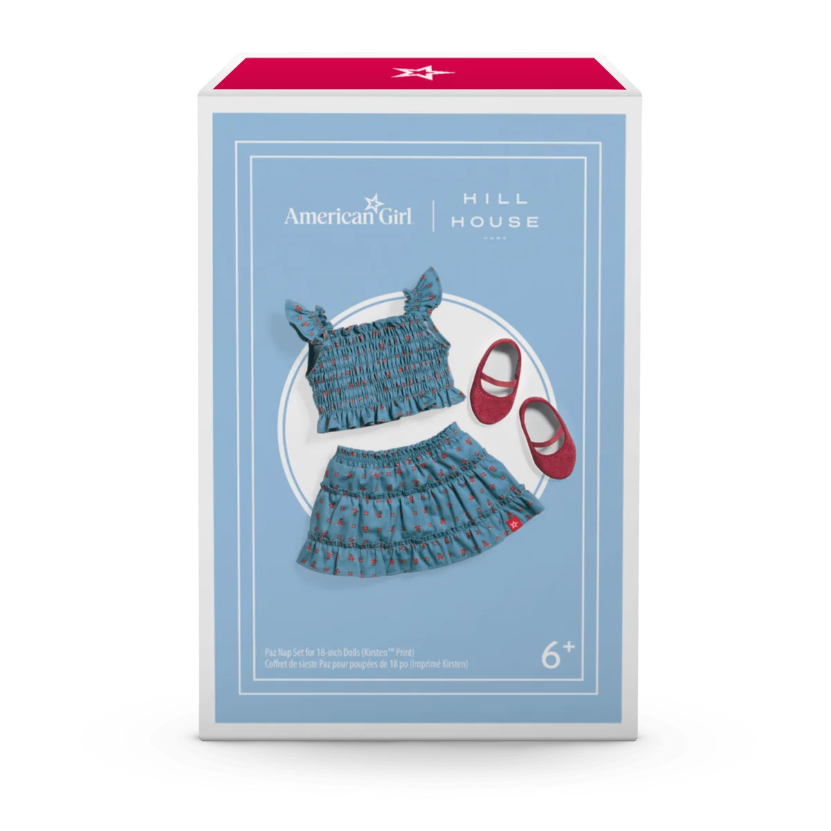 American Girl® x Hill House Home Paz Nap Set for 18-inch Dolls (Kirsten™ Print)
