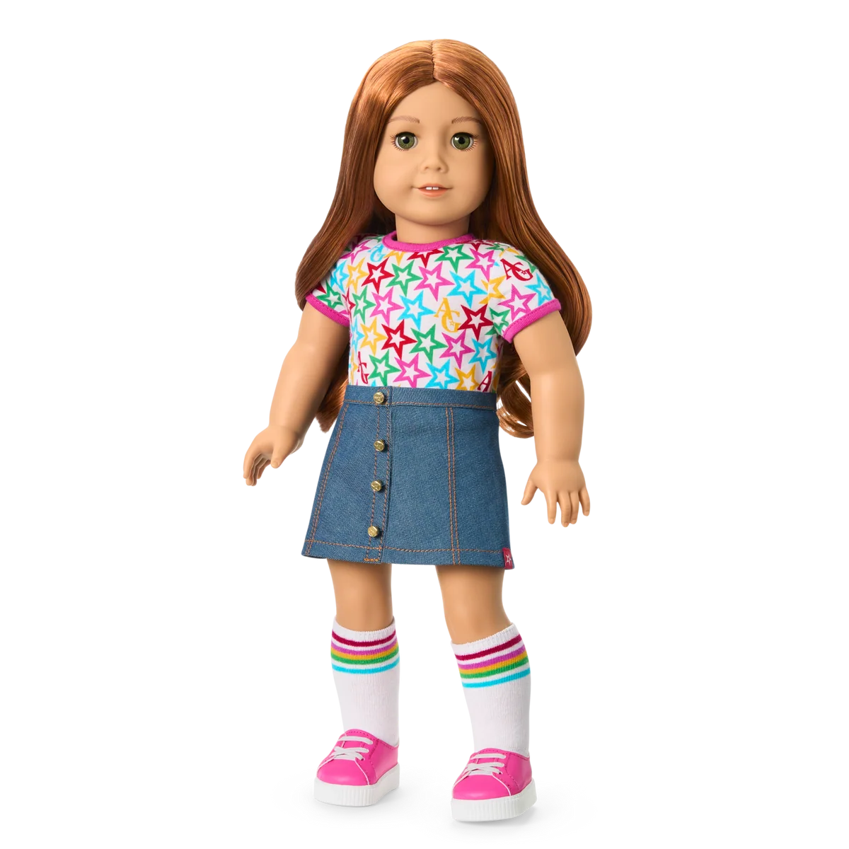 Truly Me™ 18-inch Doll #103 with wavy red hair