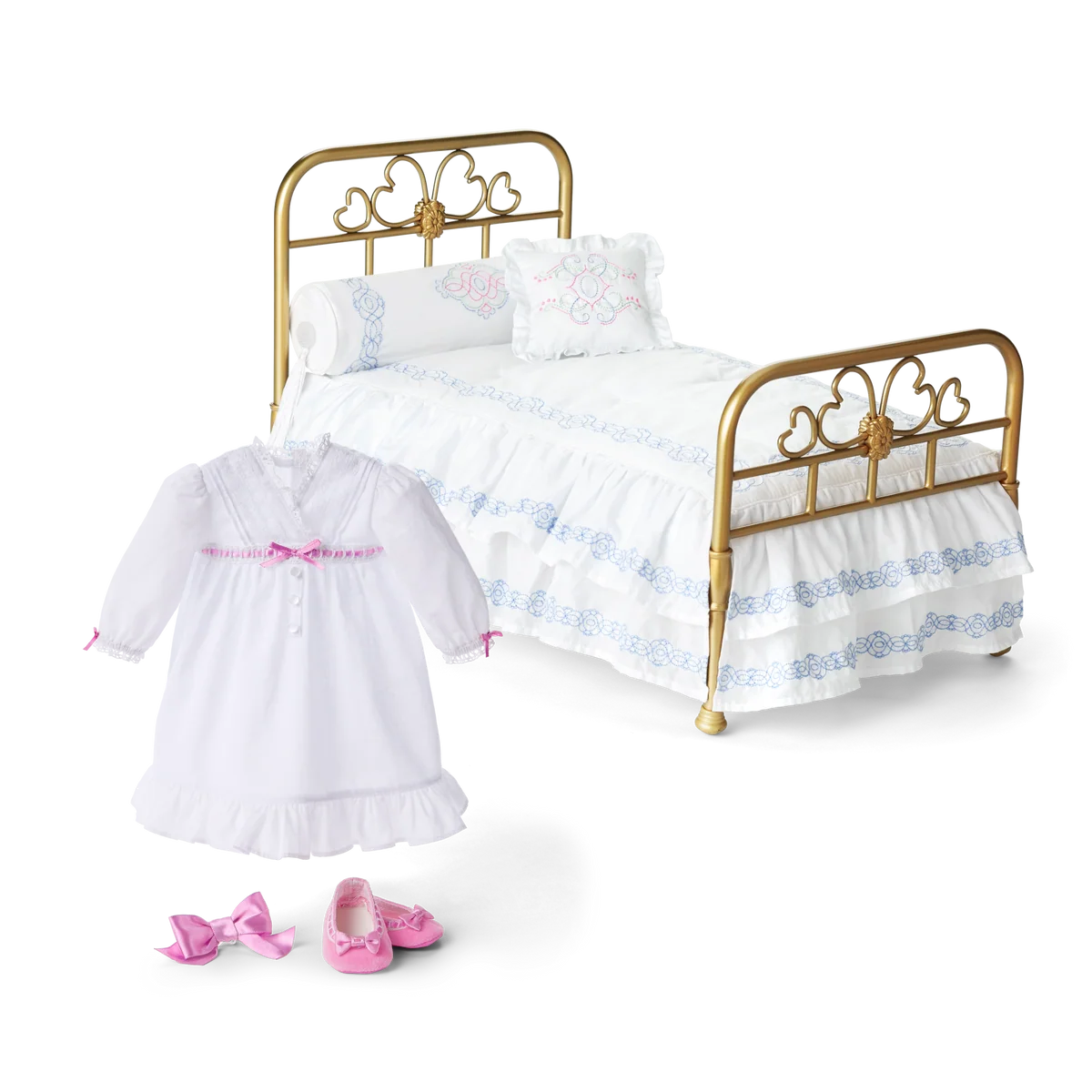 Rebecca’s™ Bed & Bedding for 18-inch Dolls (Historical Characters)