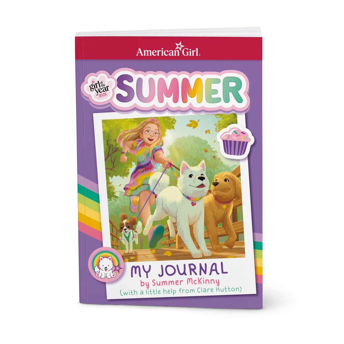Summer's™ Rainbow Swirl Dress for Girls & 18-inch Dolls + Summer Doll (Girl of the Year™ 2025)