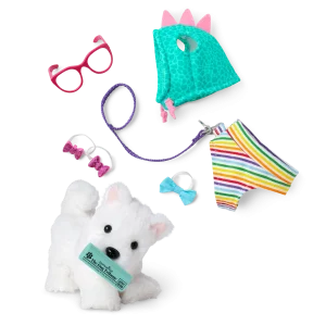 Coconut Chip™ Dog for 18-inch Dolls & Fancy Pet Fashion Accessories