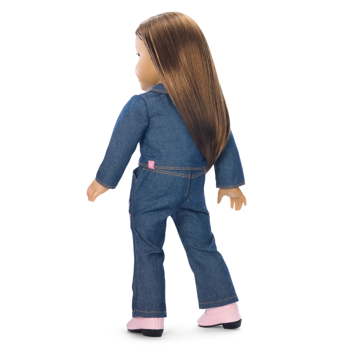 AG™ x Harlem’s Fashion Row Cherry Blossom Couture Embroidered Jean Set for 18-inch Dolls