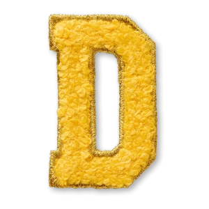 AG™ Letter D Stick-On Patch