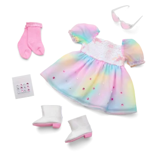 October Opal Obsession Outfit for 18-inch Dolls