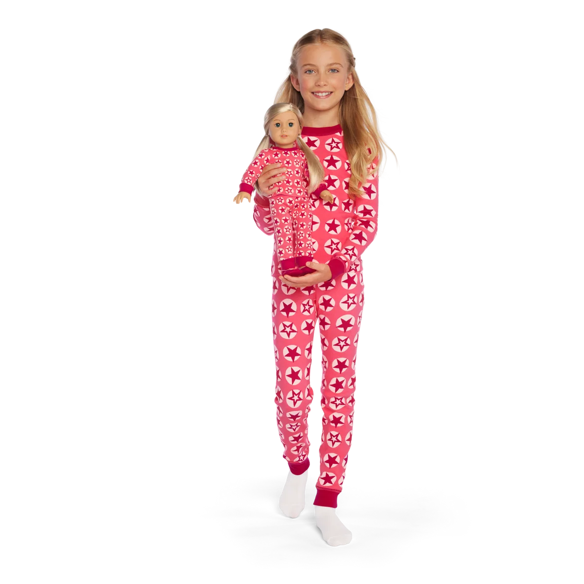 American Girl® x Hanna Andersson Berry Bright Stars Pajamas for Little Girls & Girls