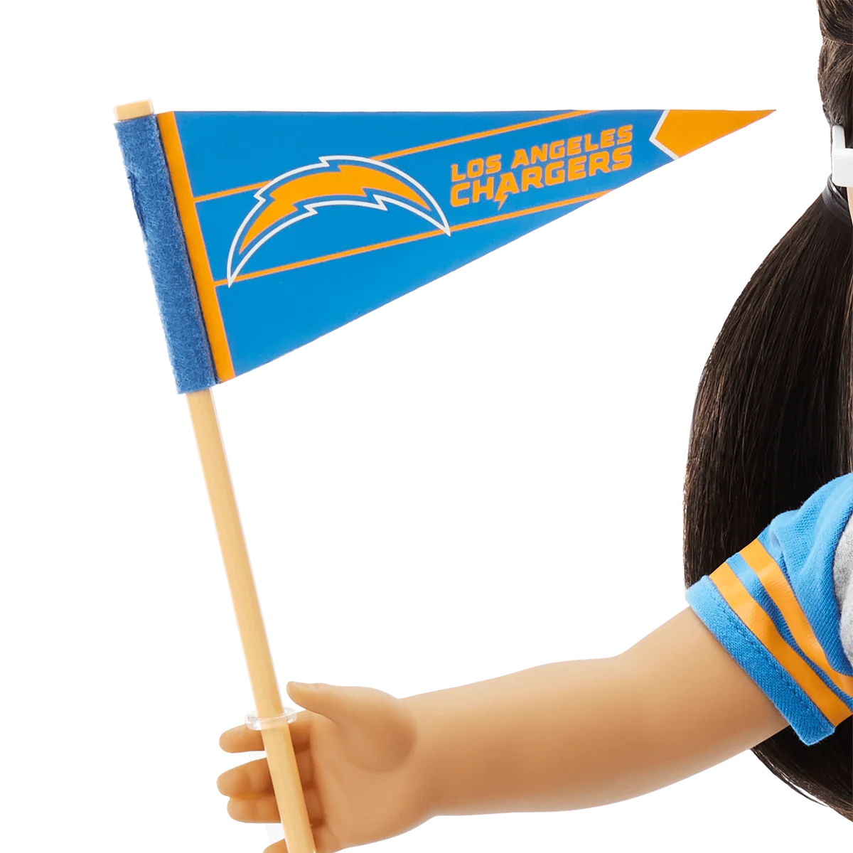 American Girl® x NFL Los Angeles Chargers Fan Outfit & Accessories for 18-inch Dolls