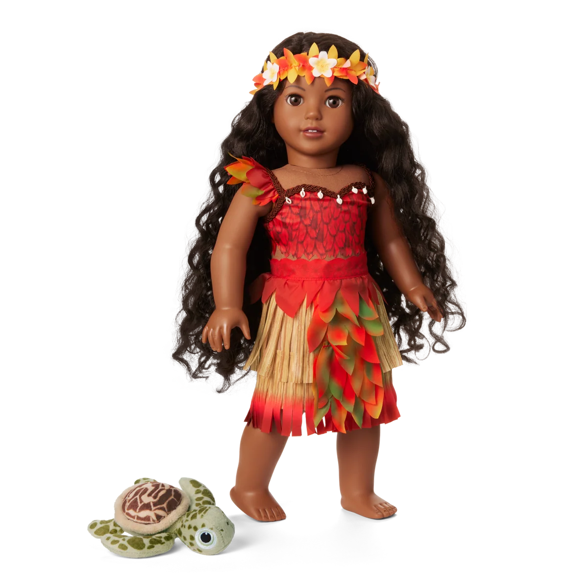 Disney Moana Wayfinder Outfit & Sea Turtle Plush for 18-inch Dolls by American Girl®