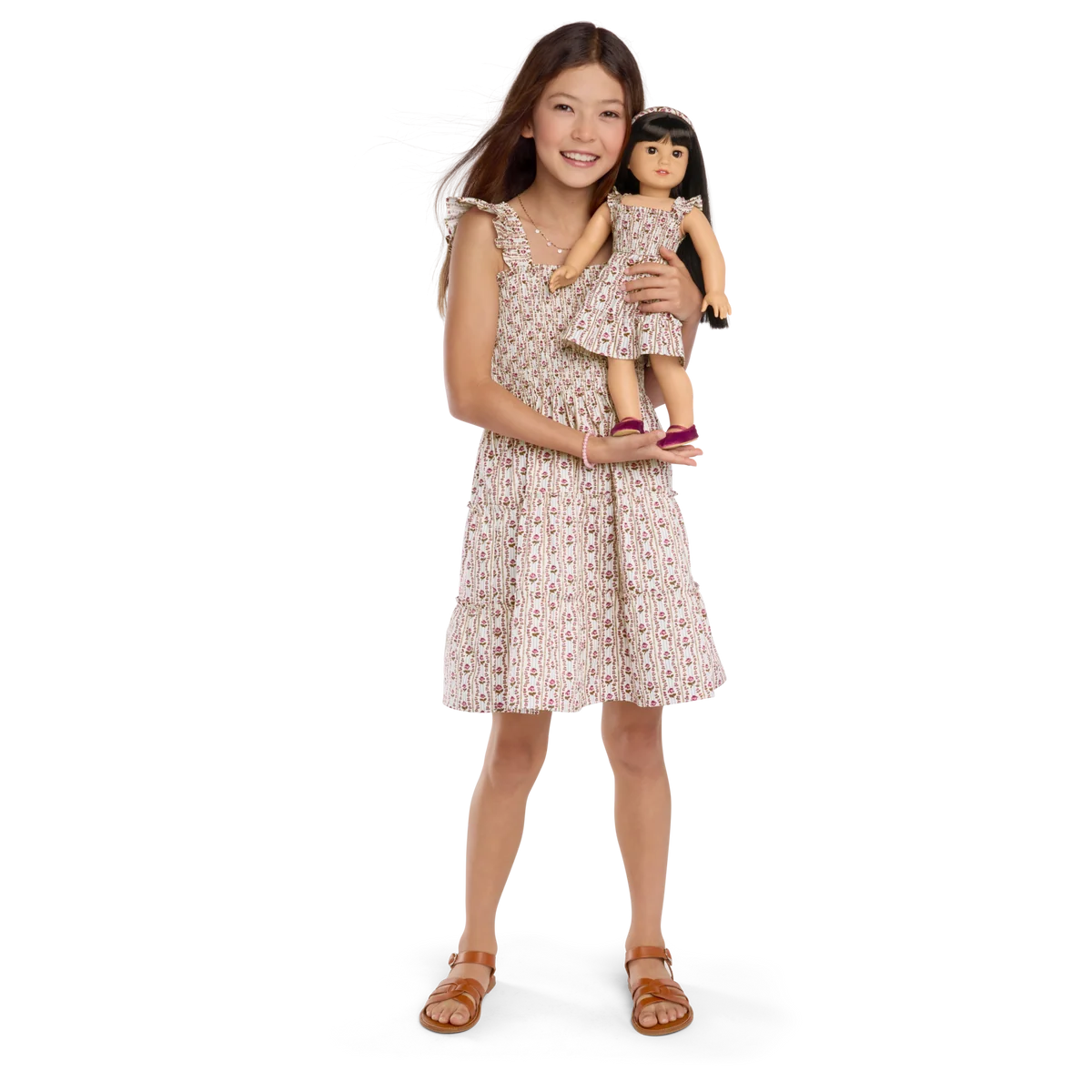 American Girl® x Hill House Home Tiny Ellie Nap Dress for Girls (Felicity™ Print)